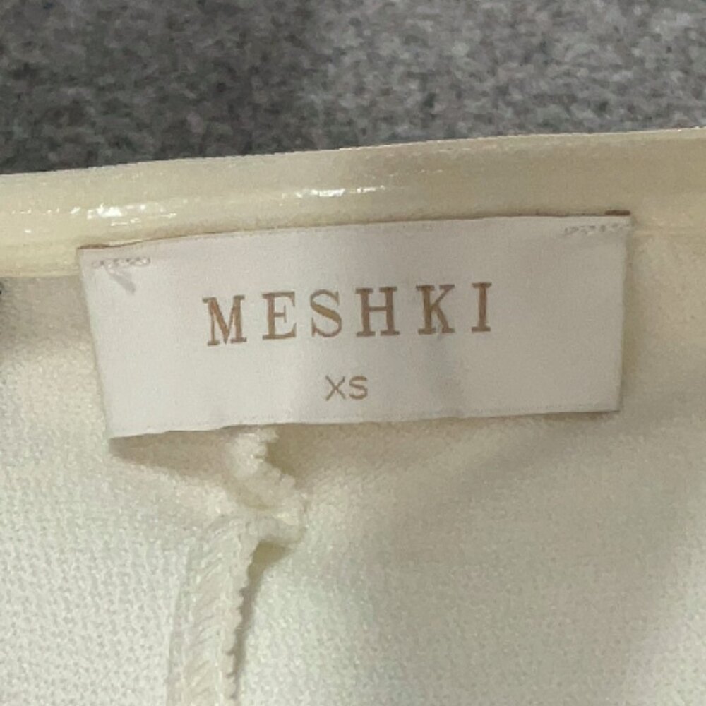 Meshki Hannah Knit and Linen Mini Dress XS - Picture 3 of 3